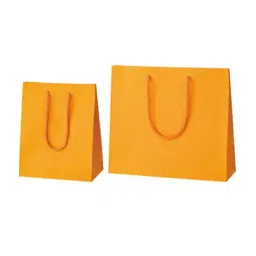 AS ONE Color Handbag Paper Bag Unbleached Kraft Paper Orange, 61-313-13-5 (Set of 100 pcs)-1