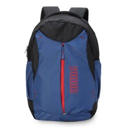 Puma Navy & Red Logo Backpack-45