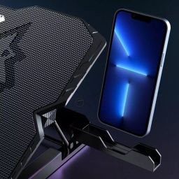 Techie Laptop Cooling Pad 2 Fan 5 Levels Adjustable with Mobile Stand, ITD125 image 3