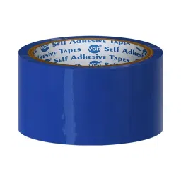 VCR 50 m x 48 mm Biaxially Oriented Polypropylene Blue Color Tape, 1 Roll Per Pack-42