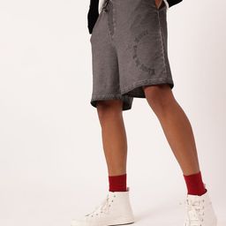 Kook N Keech Men Urban Touch Printed Cotton Terry Washed Regular Shorts-image-35