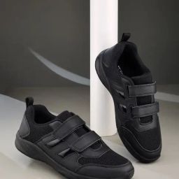 Campus Kids CUBS CH V Black School Shoes-picture-35