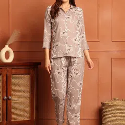 ETC Women Printed Night suit-24