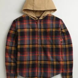 Zip Zap Zoop Boys Beige & Red Regular Fit Chequered Shirt-picture-7