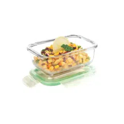 SignoraWare Clear Lock N Store Glass Rectangular Container (370 ml)-picture-49