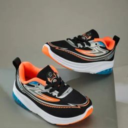 Campus Kids LD-01 Black Running Shoes-picture-34