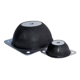 RS PRO Round M12 Anti Vibration Mount with 500 Compression Load, 1263905-24