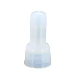 Robustt White Nylon CE2 Closed End Wire Cap Connector (Pack of 100 Pcs)-picture-4