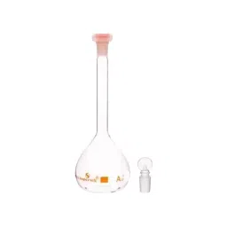 Supertek 100 ml QR Coded Volumetric Flask Class A with Interchangeable Glass and Super Stopper, USP Certificate, 50.419.0100QR (Pack of 2) image 3