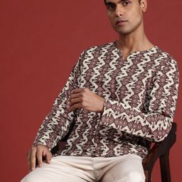 Anouk Ethnic Motifs Print Pure Cotton Kurta-picture-30
