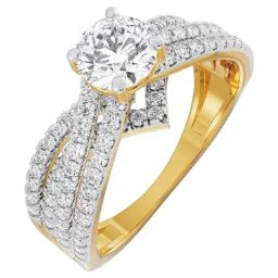 Emori 14k Yellow Gold & Diamond Regal Splendor Ring-image-15