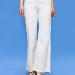 Miss Chase White Plain Jeans-picture-44