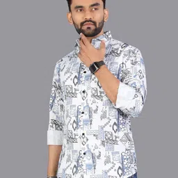 Metronaut Men Classic Printed Casual Shirt-picture-25