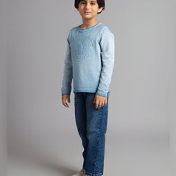 Ed-a-Mamma Boys Bio Finish Graphic Printed Round Neck Cotton T-shirt-image-72