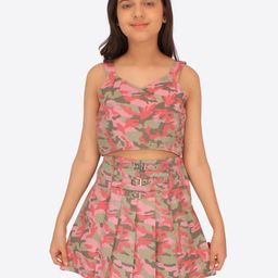 CUTECUMBER Girls Printed Basic Jumpsuit-image-69