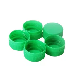 Supertek High Grade PP Screw Cap With Pouring Ring For Laboratory Reagent Bottles, Green, 12.103.0020 image 2