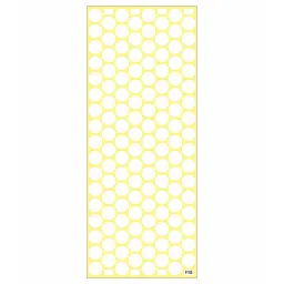 Sticker Bazaar M3 16 mm Plain Paper Round Corner Label White, P-105 (Pack of 10)-23