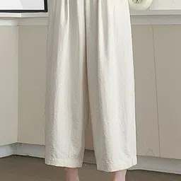 StyleCast Women Loose Fit Easy Wash Pleated Trousers-image-63