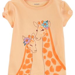 Carter's Giraffe Jersey Tee - Orange-image-58