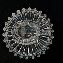 VOIDROP Feng Shui vastu Crystal Glass Turtle with Crystal Plate for Gift showpiece Decoration Good Luck Sign Small Round Plate-9