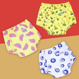 Snugkins - Snug Potty Training Pull-up Pants for Babies Reusable Potty Training Underwear   (Size 1, Fits 1 - 2 years) - Pack of 3-11