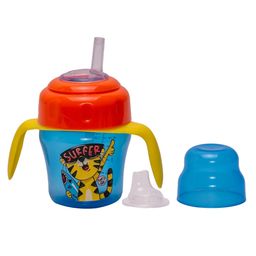 Adore Omega 2 Stage Spout & Straw Sipper with Twin Handle and Dust Free Cap -150ml- Surfer-23