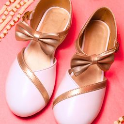 Tiny Bugs  Bow Embellished Ballerinas - Gold-image-17