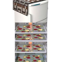 Dakshya Industries Fridge Top Cover and Fridge Mat Combo Set of 5-picture-48