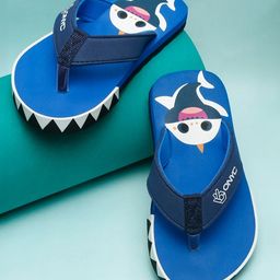 ONYC Shark Designed Flip Flops - Royal Blue-image-51