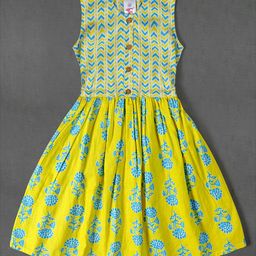 OMPAX Floral Print A-Line Dress-image-11