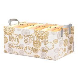 Kuber Industries White Printed Foldable Drawer Organisers image 2