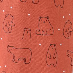 Ollypop Sinker Full Length Lounge Pant With Polar Bear Print - Orange image 4