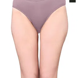 Exotica Lingerie Pack Of 2 Cotton Mid-Rise Bikini Briefs EX RIYA-PACK OF 2-GREEN L.BROWN-M-picture-54