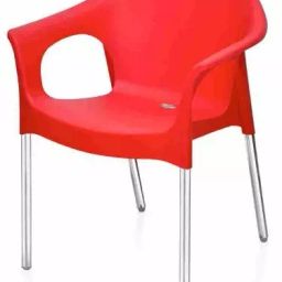 Nilkamal Novella 09 Plastic Cafeteria Chair, Bright Red-image-78