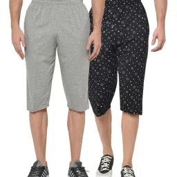 Vimal Jonney Multicolor Printed Capris - Pack of 2-36