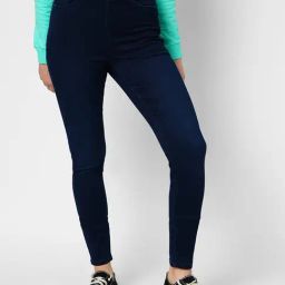 Only Dark Blue Blended Super Skinny Fit Jeggings-60