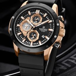 Naviforce Men Dial & Straps Analogue Multi Function Watch NF8036 RGBB-17