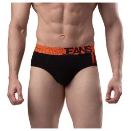 UnderJeans by Spykar Black & Orange Briefs-image-37