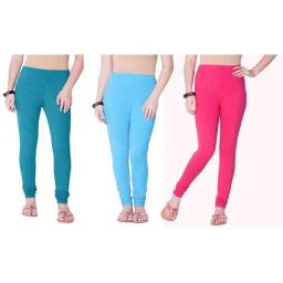 Dollar Missy Multicolor Cotton Leggings (Pack of 3)-picture-15