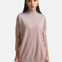 Kazo Tunic Length Pullover With Heat Studs-picture-13