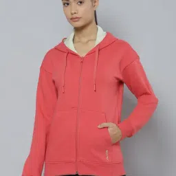 ALCIS Red Logo Print Regular Fit Hoodie-image-14