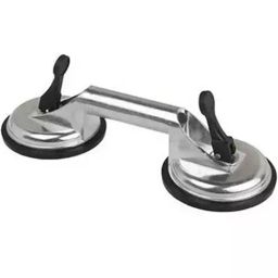 Flamingo Glass Carrying Handle/Lifter Puller 2 Cups 25 cm Stainless Steel, Rubber Silver-picture-33