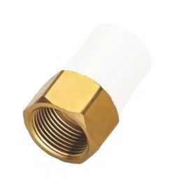 APL Apollo 4 inch uPVC Brass Threaded Fitting Female Adaptor With Hexagonal Brass Inserts, UM012004-37