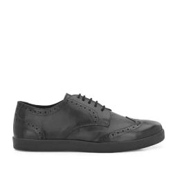 Carlo Romano Men's Black Brogue Shoes-image-67