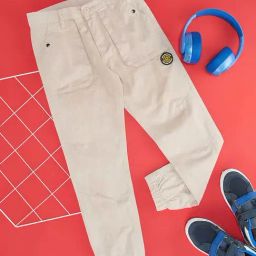 Pantaloons Junior Off-White Cotton Regular Fit Pants-image-71
