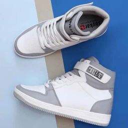 Spykar Men's DIEGO White Ankle High Sneakers-picture-40