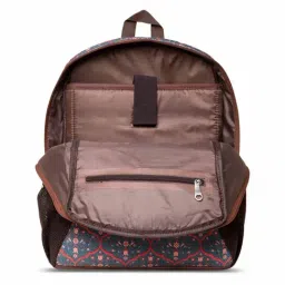 ZOUK 18 Ltrs Blue Printed Backpack image 3