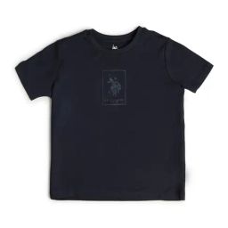 US Polo Kids Boys Blue Cotton Printed T-Shirt-image-67