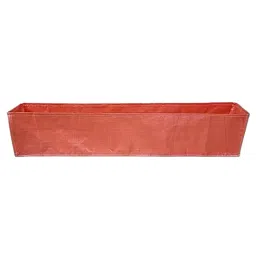 SINGHAL HDPE Rectangular Plants Grow Bag 60x12x12 inch Orange (Pack of 2 Pcs)-image-8