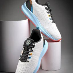 Asian Men RAFTAAR-01 Black & White Running Shoes-picture-42